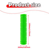 Maxbell 4Pcs Bike Handlebar Grips Anti Slip for Road Bikes Kids Folding Bicycles Green