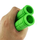 Maxbell 4Pcs Bike Handlebar Grips Anti Slip for Road Bikes Kids Folding Bicycles Green