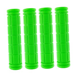 Maxbell 4Pcs Bike Handlebar Grips Anti Slip for Road Bikes Kids Folding Bicycles Green