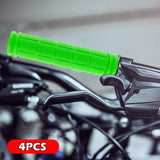 Maxbell 4Pcs Bike Handlebar Grips Anti Slip for Road Bikes Kids Folding Bicycles Green