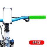 Maxbell 4Pcs Bike Handlebar Grips Anti Slip for Road Bikes Kids Folding Bicycles Green