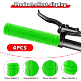 Maxbell 4Pcs Bike Handlebar Grips Anti Slip for Road Bikes Kids Folding Bicycles Green