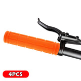 Maxbell 4Pcs Bike Handlebar Grips Anti Slip for Road Bikes Kids Folding Bicycles Orange