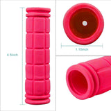 Maxbell 4Pcs Bike Handlebar Grips Anti Slip for Road Bikes Kids Folding Bicycles Pink