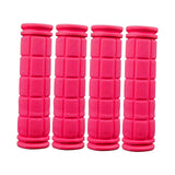 Maxbell 4Pcs Bike Handlebar Grips Anti Slip for Road Bikes Kids Folding Bicycles Pink