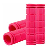 Maxbell 4Pcs Bike Handlebar Grips Anti Slip for Road Bikes Kids Folding Bicycles Pink