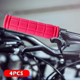 Maxbell 4Pcs Bike Handlebar Grips Anti Slip for Road Bikes Kids Folding Bicycles Pink
