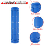 Maxbell 4Pcs Bike Handlebar Grips Anti Slip for Road Bikes Kids Folding Bicycles Blue