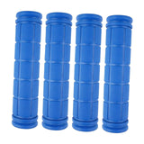 Maxbell 4Pcs Bike Handlebar Grips Anti Slip for Road Bikes Kids Folding Bicycles Blue