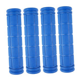 Maxbell 4Pcs Bike Handlebar Grips Anti Slip for Road Bikes Kids Folding Bicycles Blue