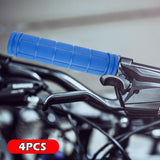 Maxbell 4Pcs Bike Handlebar Grips Anti Slip for Road Bikes Kids Folding Bicycles Blue