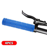 Maxbell 4Pcs Bike Handlebar Grips Anti Slip for Road Bikes Kids Folding Bicycles Blue