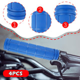 Maxbell 4Pcs Bike Handlebar Grips Anti Slip for Road Bikes Kids Folding Bicycles Blue