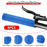 Maxbell 4Pcs Bike Handlebar Grips Anti Slip for Road Bikes Kids Folding Bicycles Blue