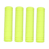 Maxbell 4Pcs Bike Handlebar Grips Anti Slip for Road Bikes Kids Folding Bicycles Yellow