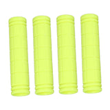 Maxbell 4Pcs Bike Handlebar Grips Anti Slip for Road Bikes Kids Folding Bicycles Yellow