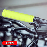 Maxbell 4Pcs Bike Handlebar Grips Anti Slip for Road Bikes Kids Folding Bicycles Yellow