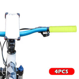 Maxbell 4Pcs Bike Handlebar Grips Anti Slip for Road Bikes Kids Folding Bicycles Yellow