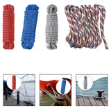 Maxbell 1.3cmx4.6M Boat Dock Line Rope Sturdy for Yachts Pontoons Fits 35-45ft Boats Red