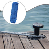 Maxbell 1.3cmx4.6M Boat Dock Line Rope Sturdy for Yachts Pontoons Fits 35-45ft Boats Blue