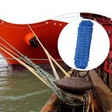 Maxbell 1.3cmx4.6M Boat Dock Line Rope Sturdy for Yachts Pontoons Fits 35-45ft Boats Blue