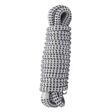 Maxbell 1.3cmx4.6M Boat Dock Line Rope Sturdy for Yachts Pontoons Fits 35-45ft Boats White Black