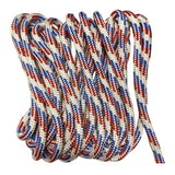 Maxbell 1.3cmx4.6M Boat Dock Line Rope Sturdy for Yachts Pontoons Fits 35-45ft Boats White Red Blue