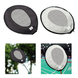 Maxbell Badminton Racket Training Cover Racket Head Cover for Beginners Sewing Beach Black