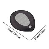 Maxbell Badminton Racket Training Cover Racket Head Cover for Beginners Sewing Beach Black