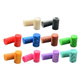 Maxbell 2Pcs Billiard Cue Stick Ferrule Portable Repair Accessories Replacement Part white