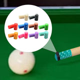 Maxbell 2Pcs Billiard Cue Stick Ferrule Portable Repair Accessories Replacement Part white