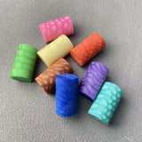 Maxbell 2Pcs Billiard Cue Stick Ferrule Portable Repair Accessories Replacement Part white