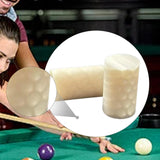 Maxbell 2Pcs Billiard Cue Stick Ferrule Portable Repair Accessories Replacement Part white