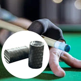 Maxbell 2Pcs Billiard Cue Stick Ferrule Portable Repair Accessories Replacement Part black