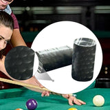 Maxbell 2Pcs Billiard Cue Stick Ferrule Portable Repair Accessories Replacement Part black