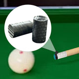 Maxbell 2Pcs Billiard Cue Stick Ferrule Portable Repair Accessories Replacement Part black