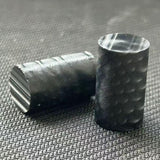Maxbell 2Pcs Billiard Cue Stick Ferrule Portable Repair Accessories Replacement Part black