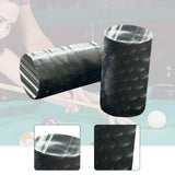 Maxbell 2Pcs Billiard Cue Stick Ferrule Portable Repair Accessories Replacement Part black