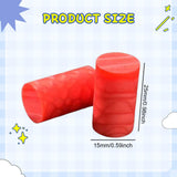 Maxbell 2Pcs Billiard Cue Stick Ferrule Portable Repair Accessories Replacement Part red