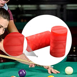 Maxbell 2Pcs Billiard Cue Stick Ferrule Portable Repair Accessories Replacement Part red