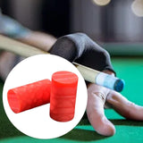 Maxbell 2Pcs Billiard Cue Stick Ferrule Portable Repair Accessories Replacement Part red