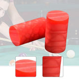 Maxbell 2Pcs Billiard Cue Stick Ferrule Portable Repair Accessories Replacement Part red