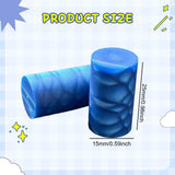 Maxbell 2Pcs Billiard Cue Stick Ferrule Portable Repair Accessories Replacement Part blue