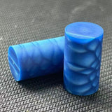 Maxbell 2Pcs Billiard Cue Stick Ferrule Portable Repair Accessories Replacement Part blue