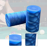 Maxbell 2Pcs Billiard Cue Stick Ferrule Portable Repair Accessories Replacement Part blue