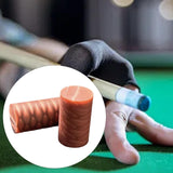 Maxbell 2Pcs Billiard Cue Stick Ferrule Portable Repair Accessories Replacement Part brown