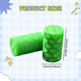 Maxbell 2Pcs Billiard Cue Stick Ferrule Portable Repair Accessories Replacement Part green