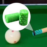 Maxbell 2Pcs Billiard Cue Stick Ferrule Portable Repair Accessories Replacement Part green