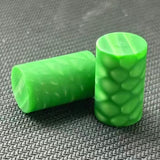 Maxbell 2Pcs Billiard Cue Stick Ferrule Portable Repair Accessories Replacement Part green