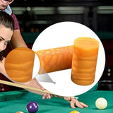 Maxbell 2Pcs Billiard Cue Stick Ferrule Portable Repair Accessories Replacement Part yellow
